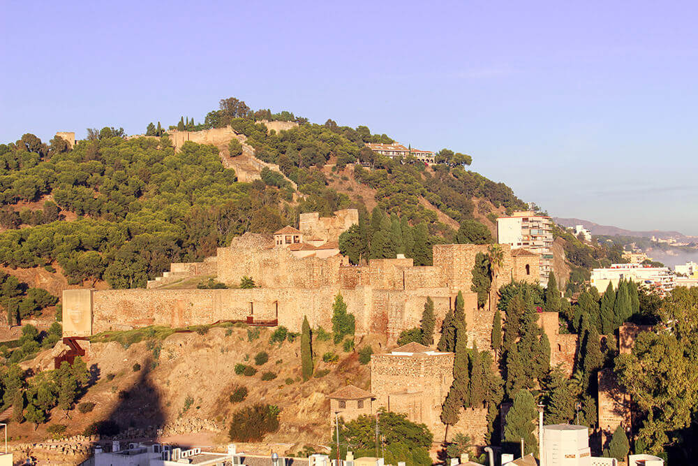 Alcazaba and Gibralfaro in Malaga, Spain