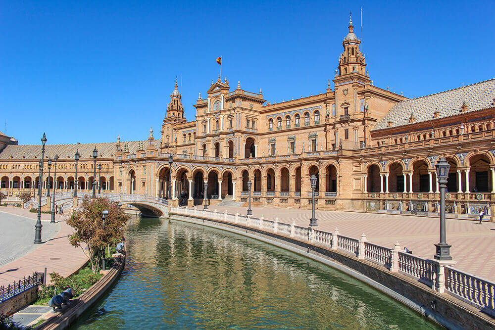 Plaza de Espana in Seville, Spain