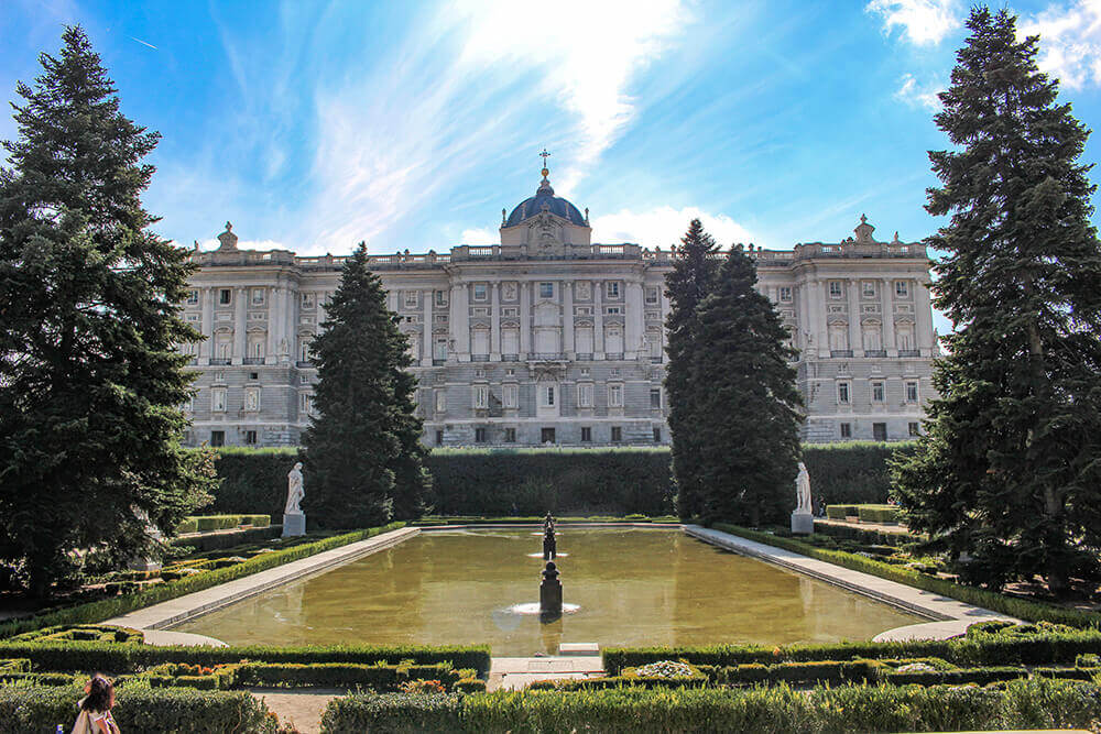 Sabatini Gardens in Madrid