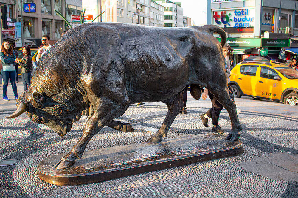 The bull in Kadikoy, Istanbul