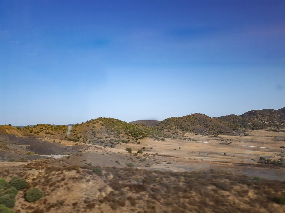 the road from Madrid to Cordoba