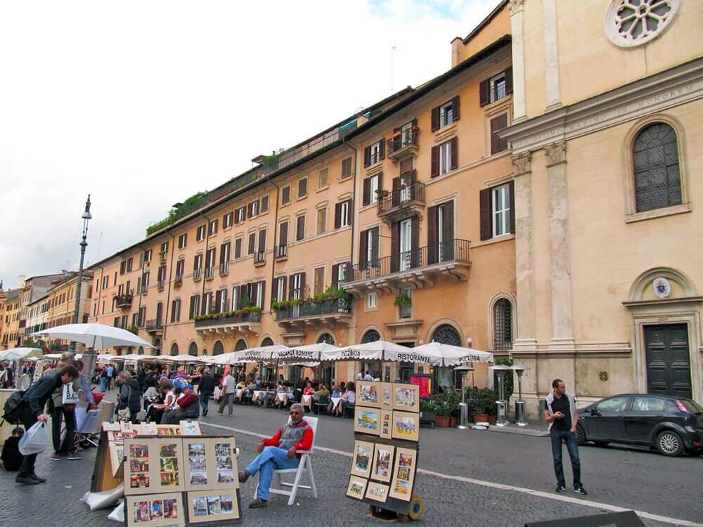 Piazza Navona in Rome, Italy