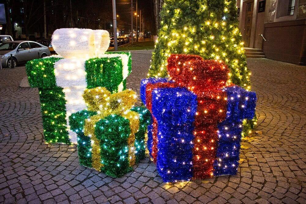 Christmas-decoration-in-2019 in Chisinau