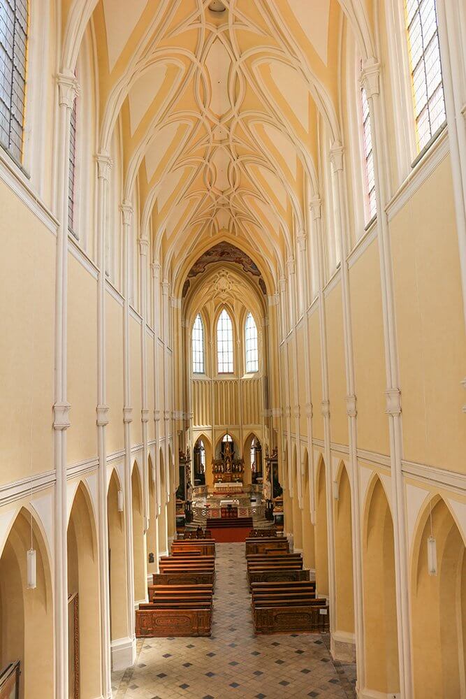 Inside-the-Cathedral-of-Our-Lady-in-Kutna-Hora, Czech Republic