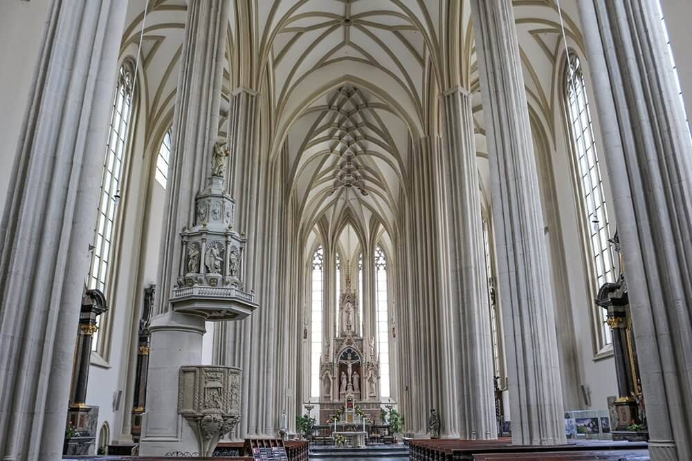 Inside-the-Church-of-St.-James-in-Brno, Czech Republic