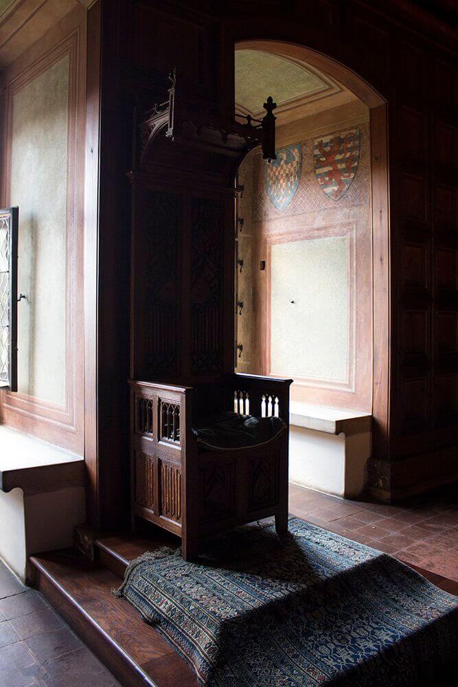 Kings-chair-in-Karlstejn-Castle-Czech-Republic