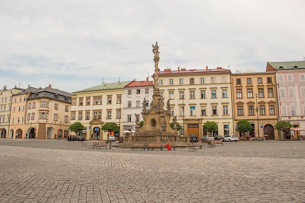 Lower-Square-with-Marian-Column-in-Olomouc, Czech Republic