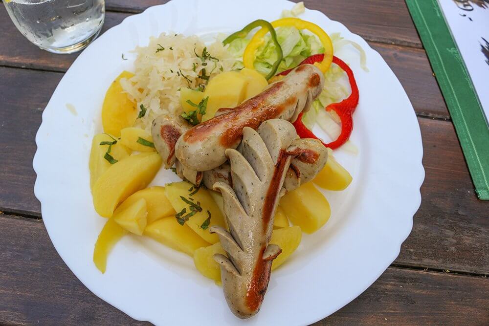 Meal-at-Kometa-Restaurant-oin-Kutna-Hora, Czech Republic
