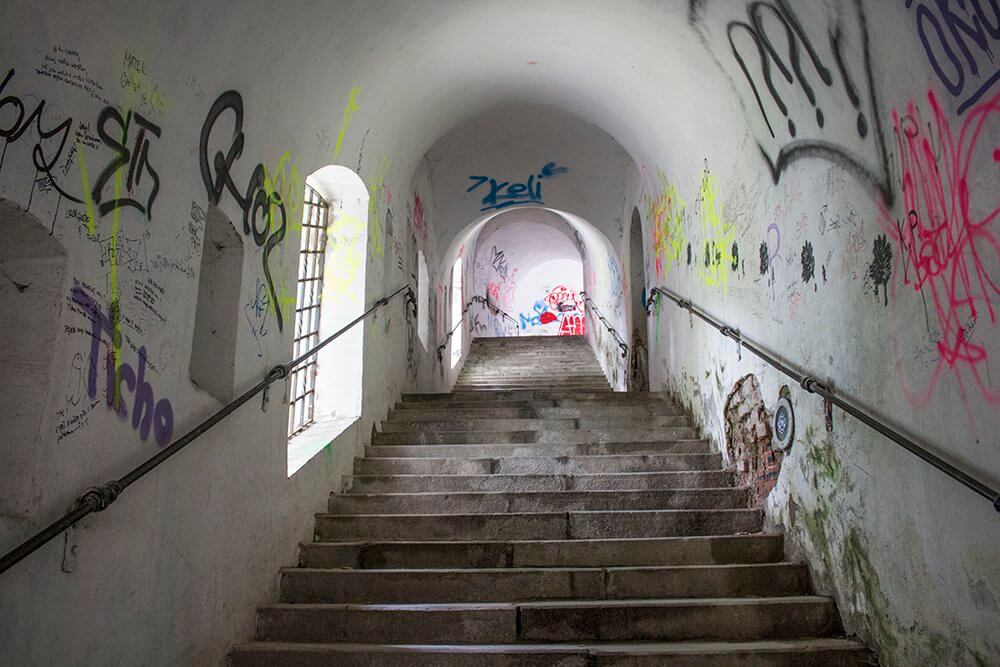Passage-to-the-squares-in-Olomouc, Czech Republic