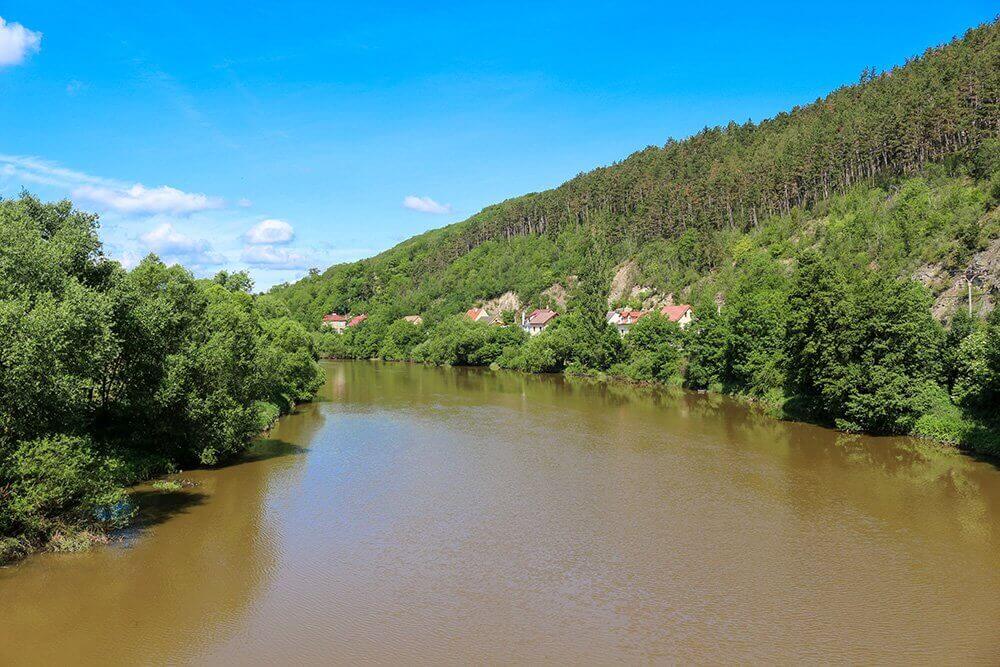 View-from-the-bridge-in-Karlstejn-Czech-Republic