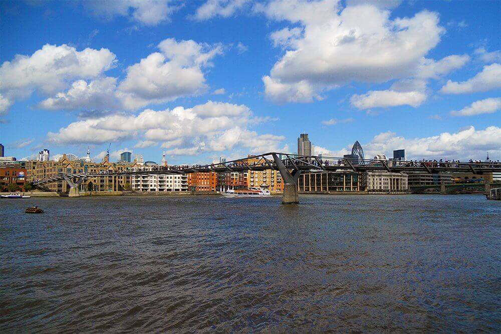 Millenium-Bridge in London