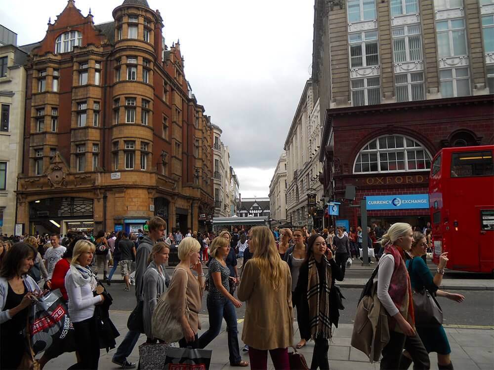 Oxford-street-London in London