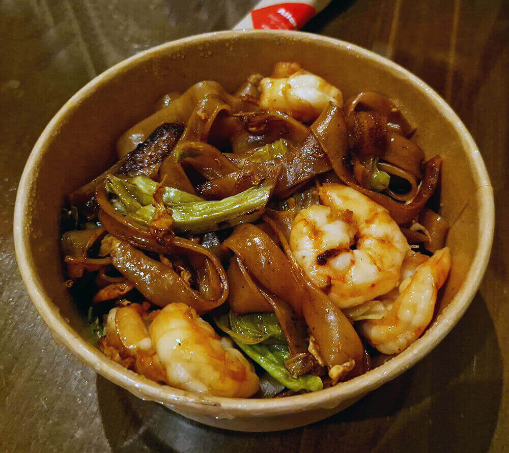 Rosa's Thai London shrimp noodles