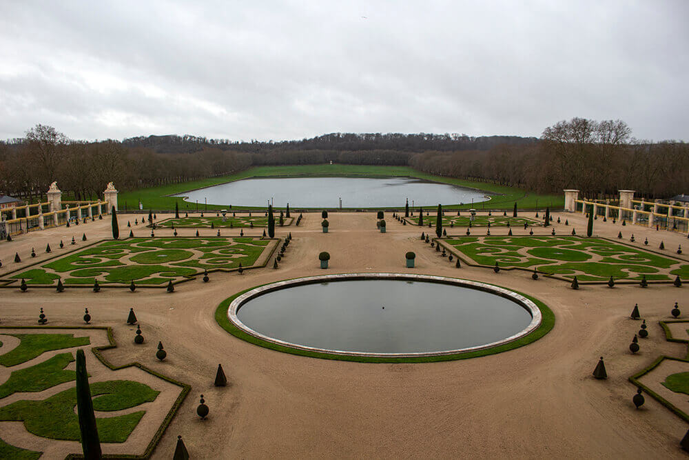 Versailles Gardens in December