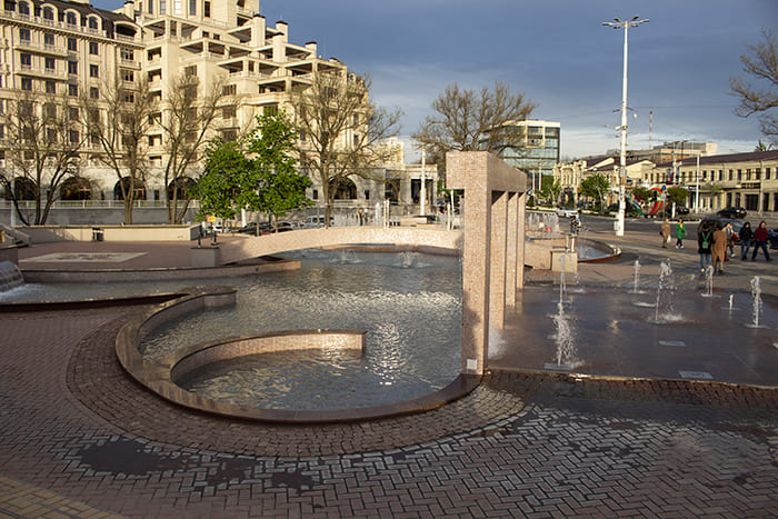 Fountains in Tiraspol