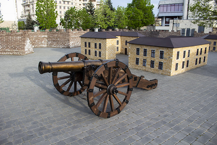 Miniature fortress in Tiraspol