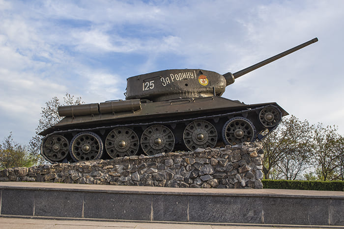 Tank in Tiraspol