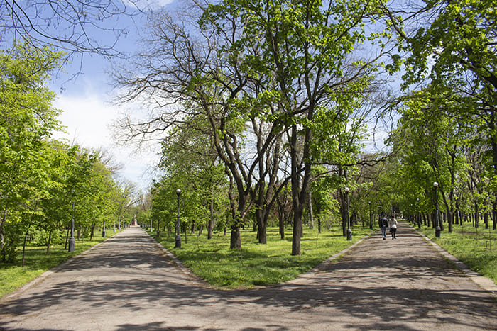 Victory Park in Tiraspol