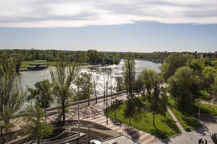 View from Park Hotel in Tiraspol