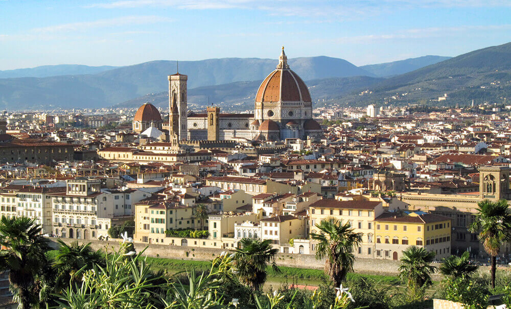 Panoramic view of Florence, Italy
